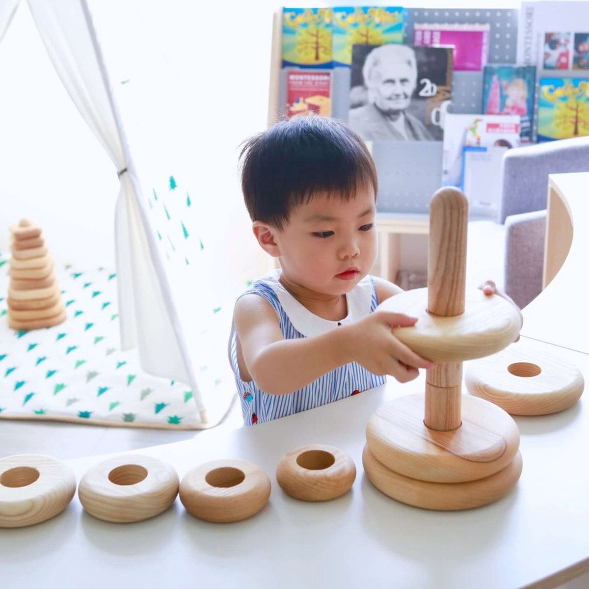 Large Stacking Tower Circle