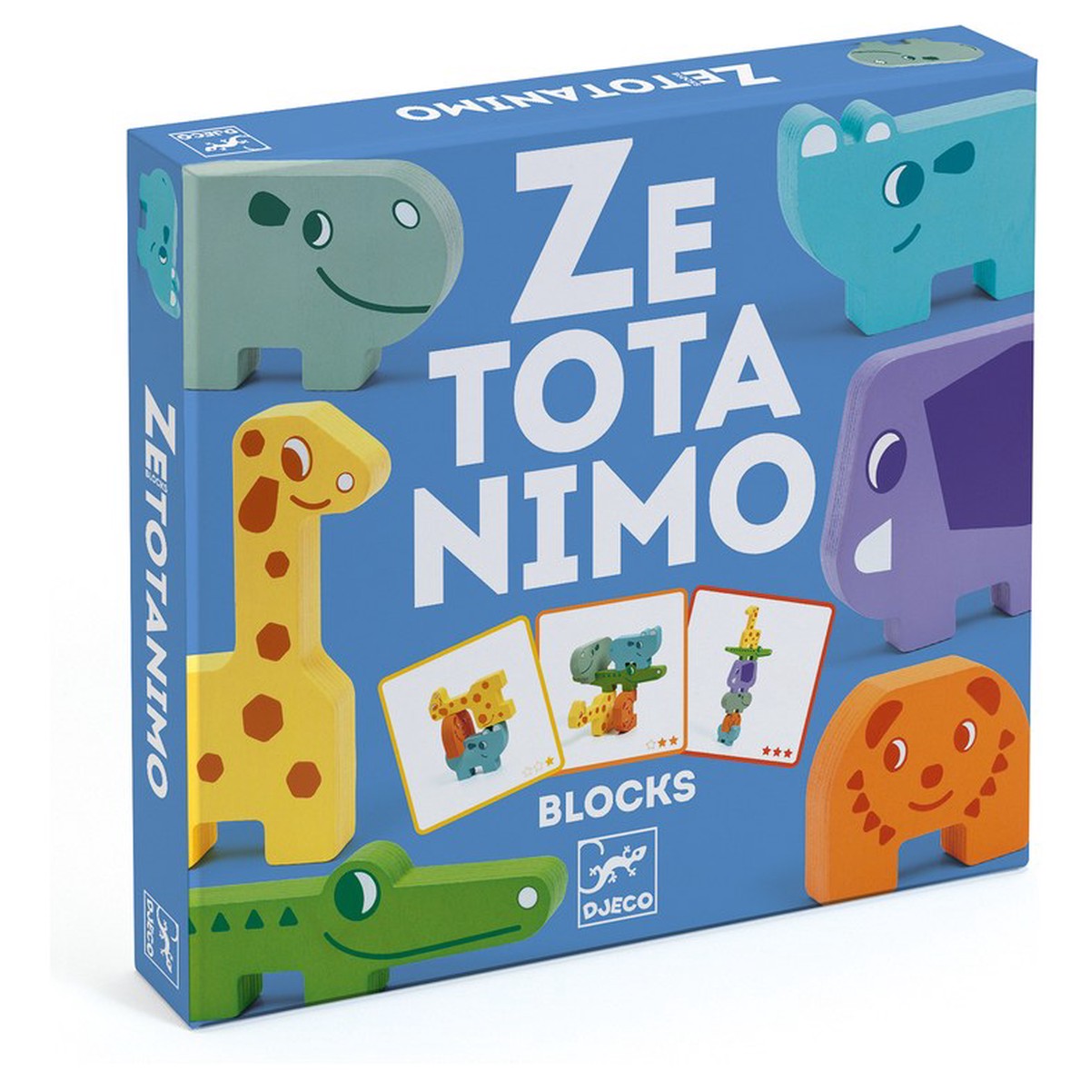 Djeco Ze Totanimo Wood Stacking Animals