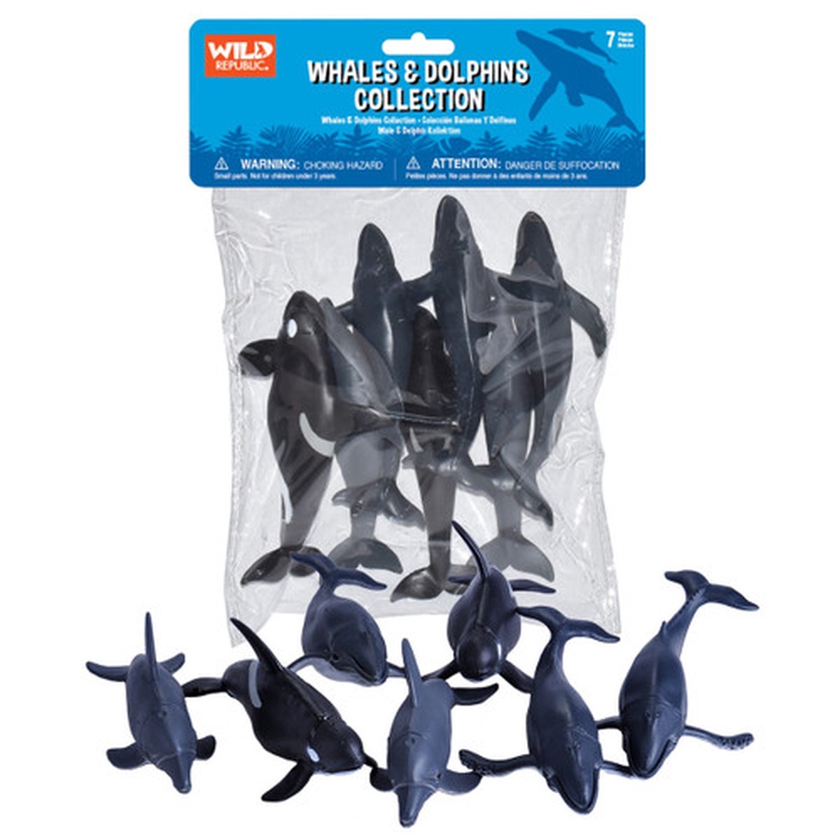 Wild Republic Whale & Dolphins Polybag