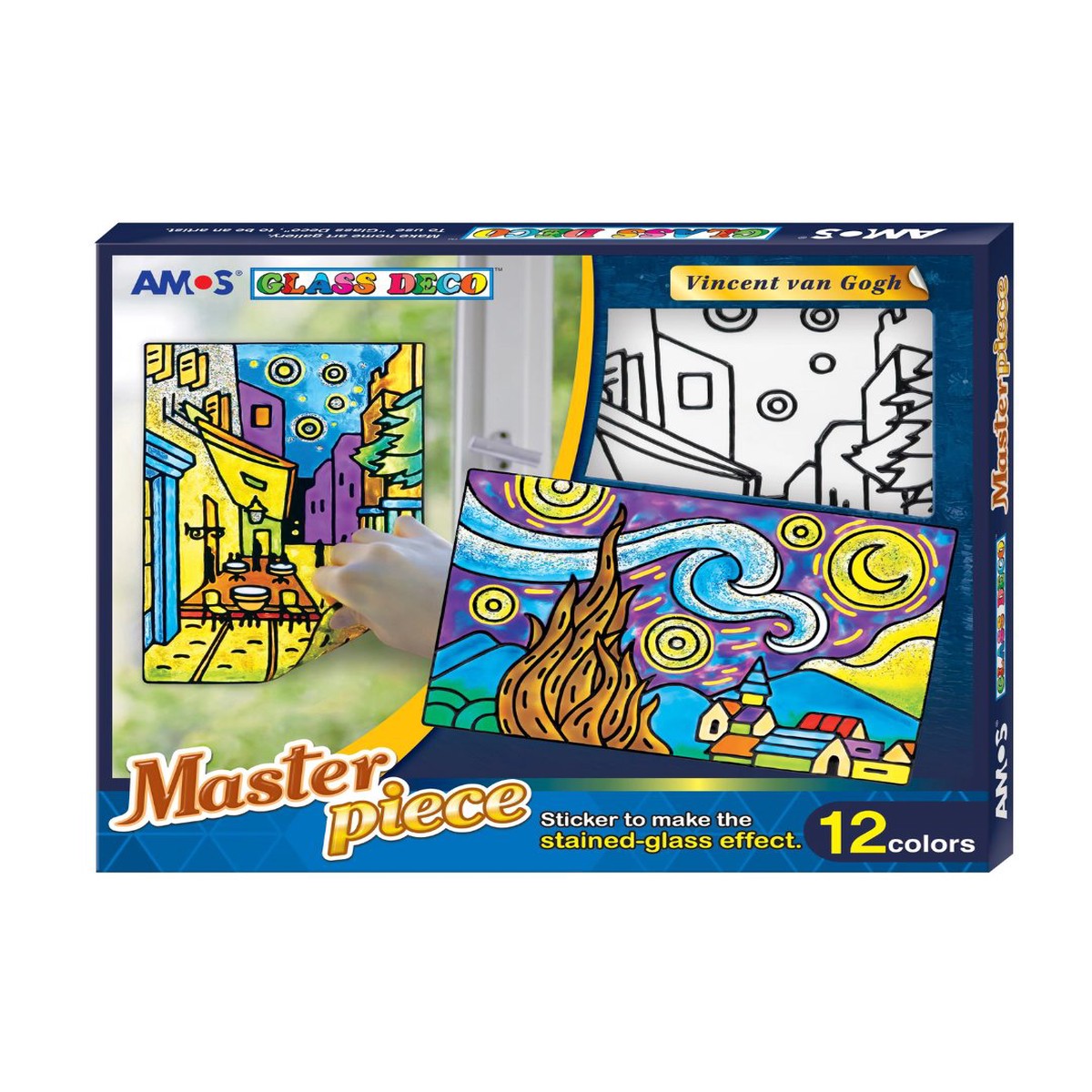 AMOS Glass Deco Van Gogh