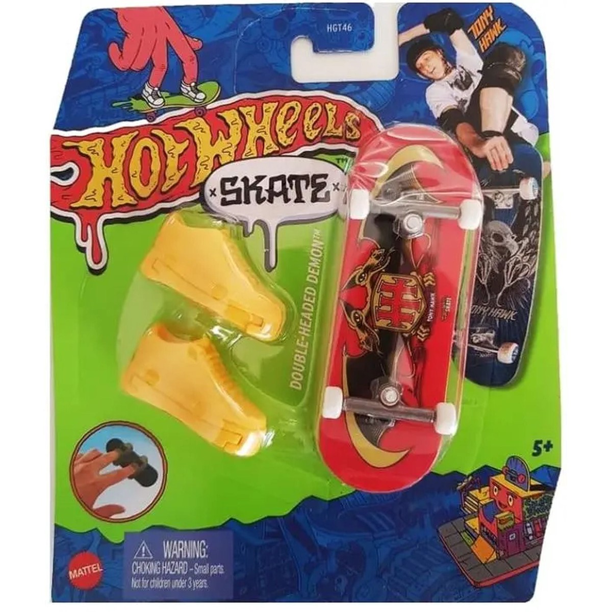 Hot Wheels Skate Fingerboard Single Pack Double-Headed Demon