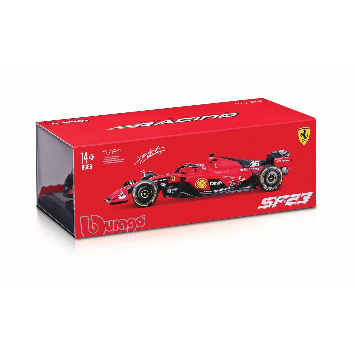 Bburago 1:24 F1 Ferrari Sf-23 #16 (Charles Leclerc)
