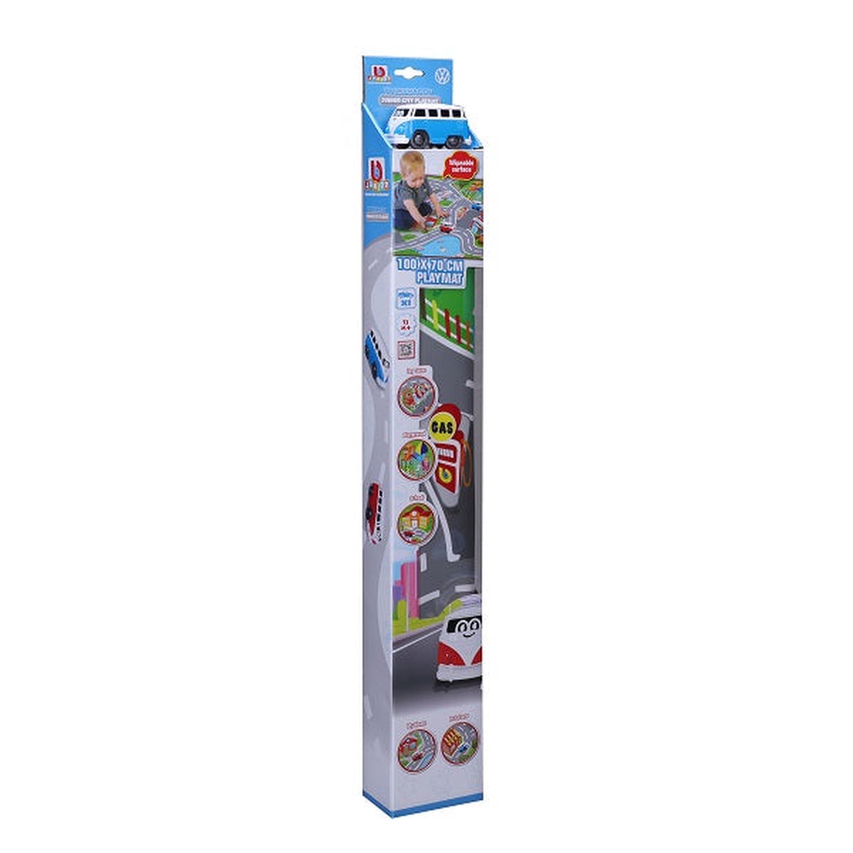 BB Junior City Playmat With VW Combi - 6 Piece Floor