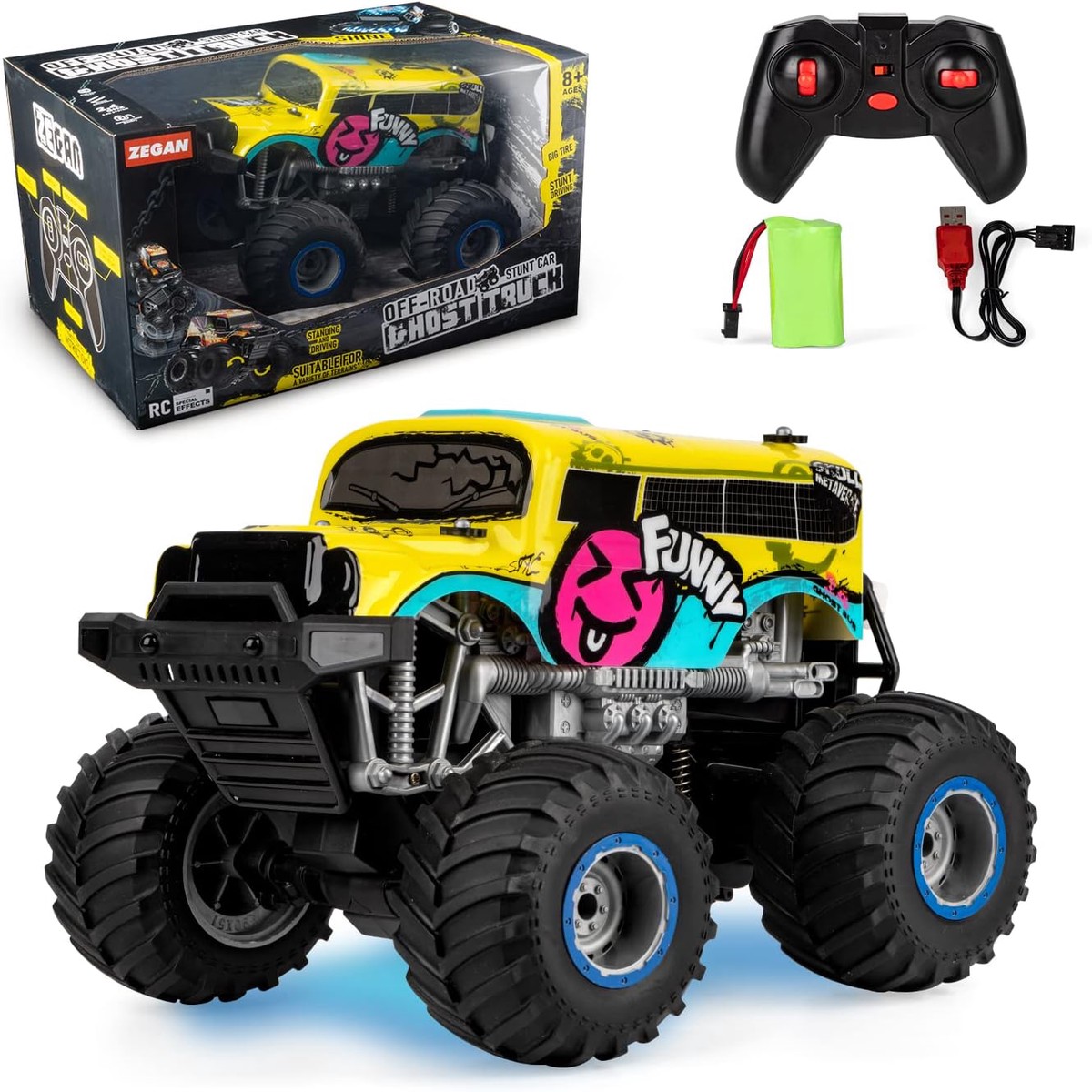Stunt RC Funny Box Off Roader Bus