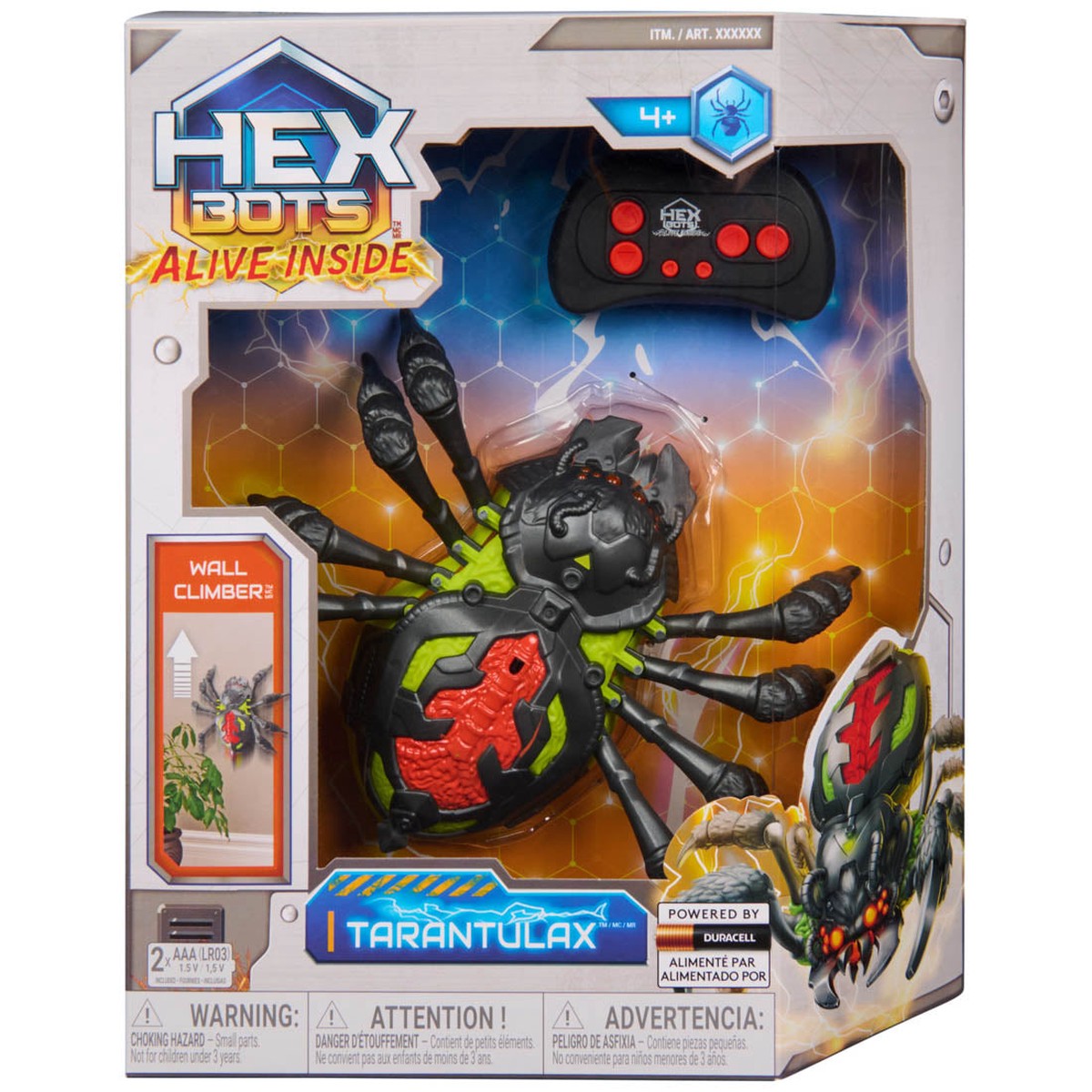 Hex Bots Remote Control Wall Crawling Spider