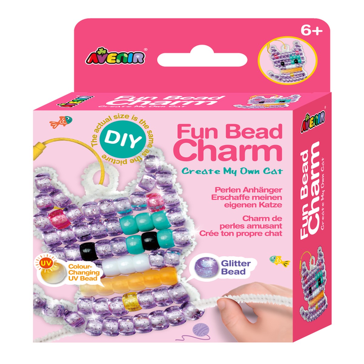 Avenir Fun Bead Charm Create My Own Cat