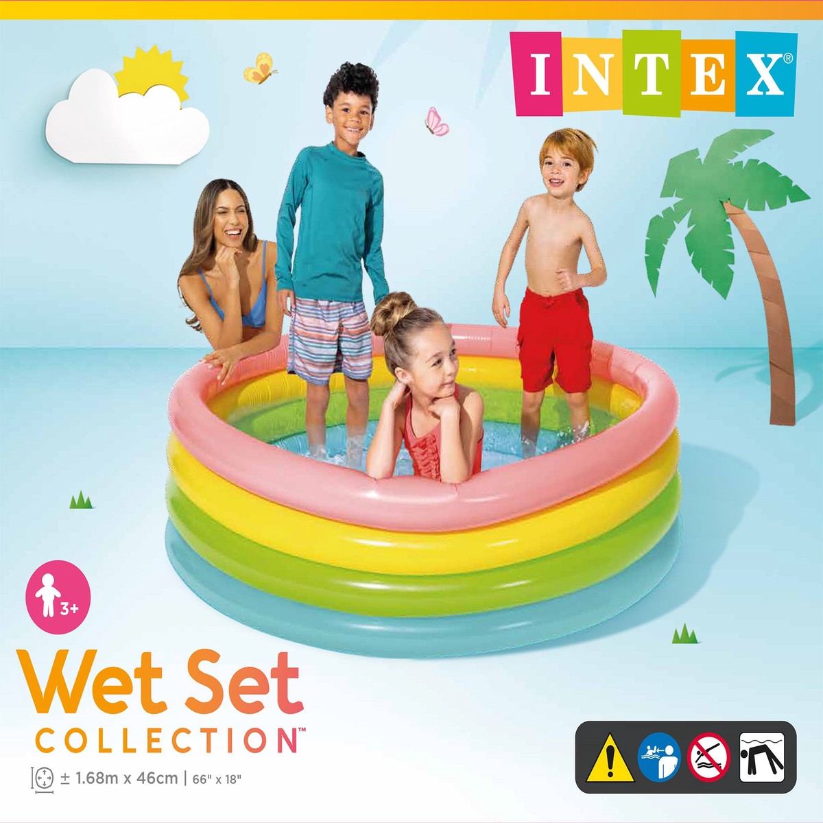 Intex 56441 Sunset Glow Pool (168cm x 46cm)