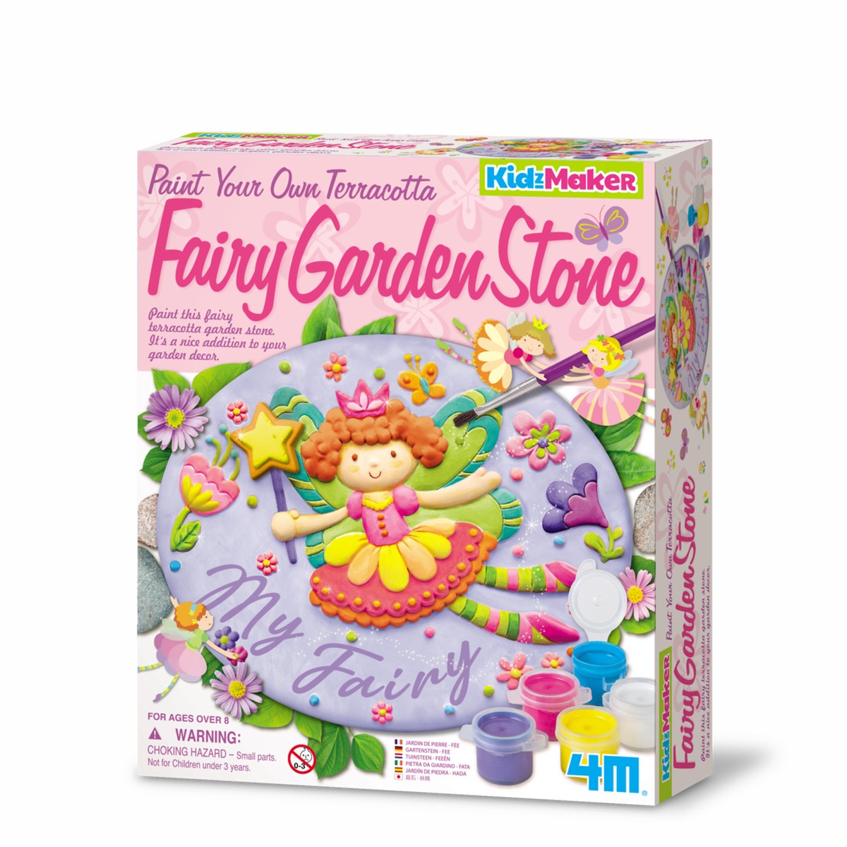 4M KidzMaker Fairy Garden Stone Painting