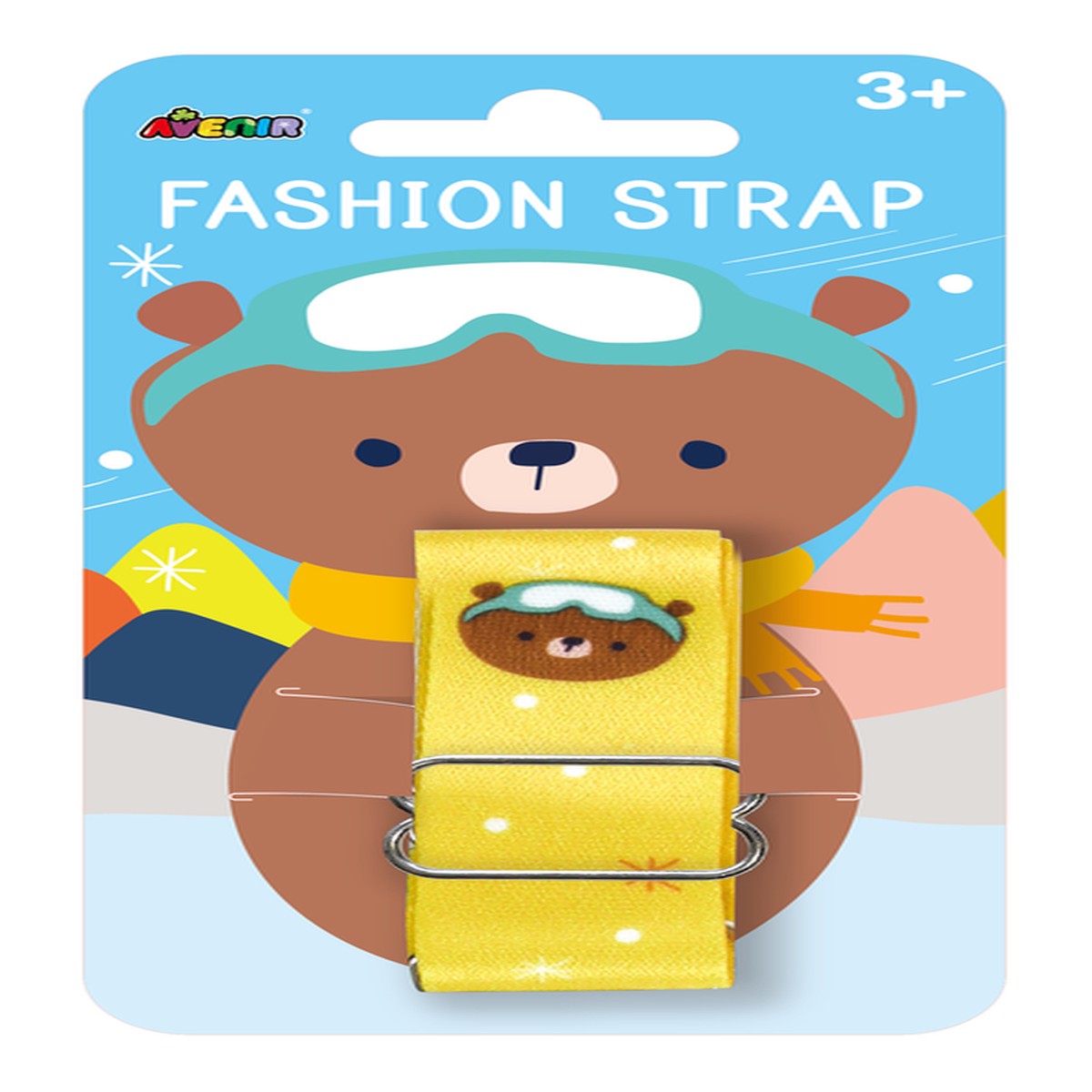 Avenir Fashion Strap Snowboarding Bear