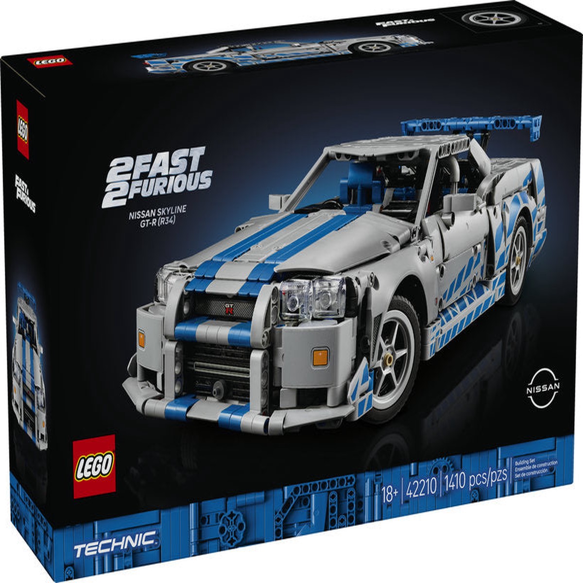2 Fast 2 Furious Nissan Skyline GT-R (R34) (42210)