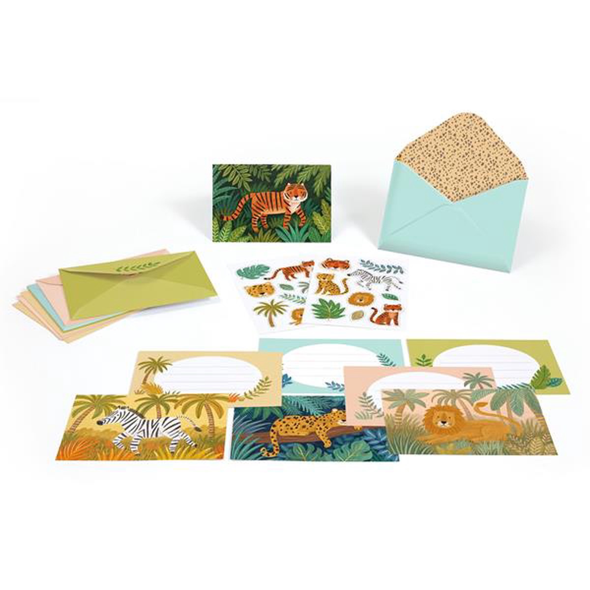 8 Invitations & Stickers (by Djeco)