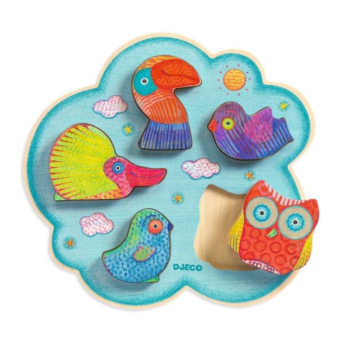 Wooden Puzzle 'Toucanco' (by Djeco)