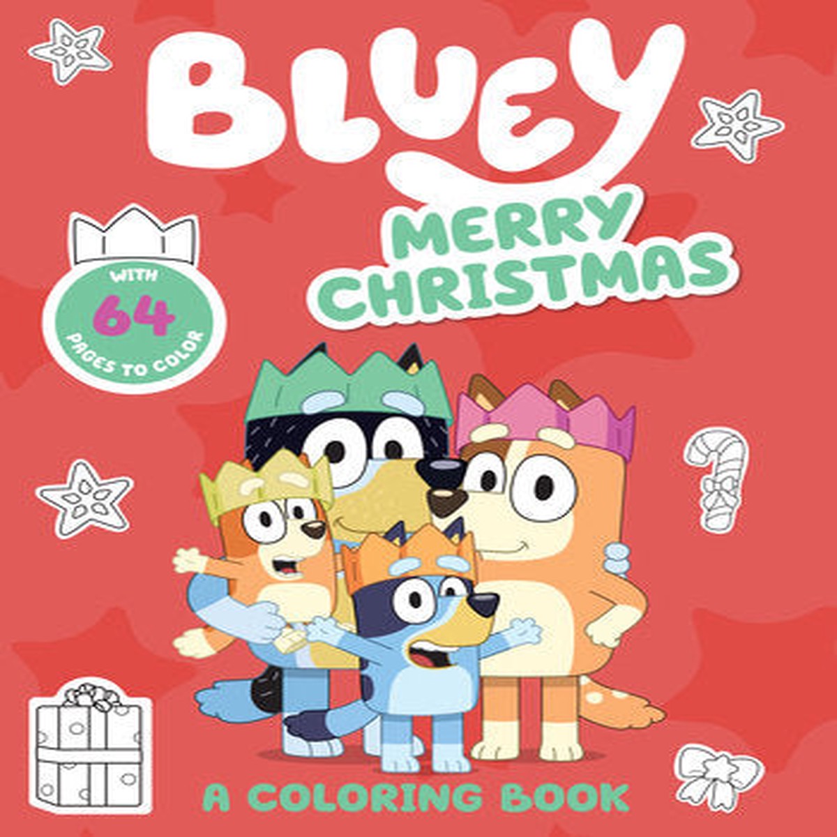 Bluey Merry Christmas Colouring Book