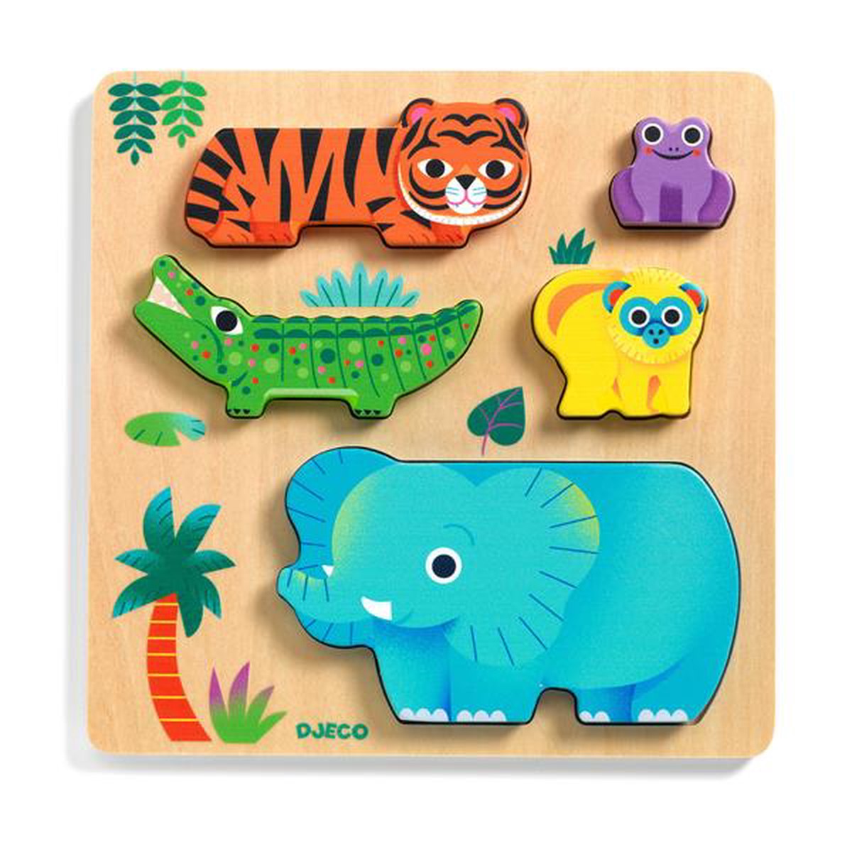 Wooden Puzzle - WoodyWild (by Djeco)