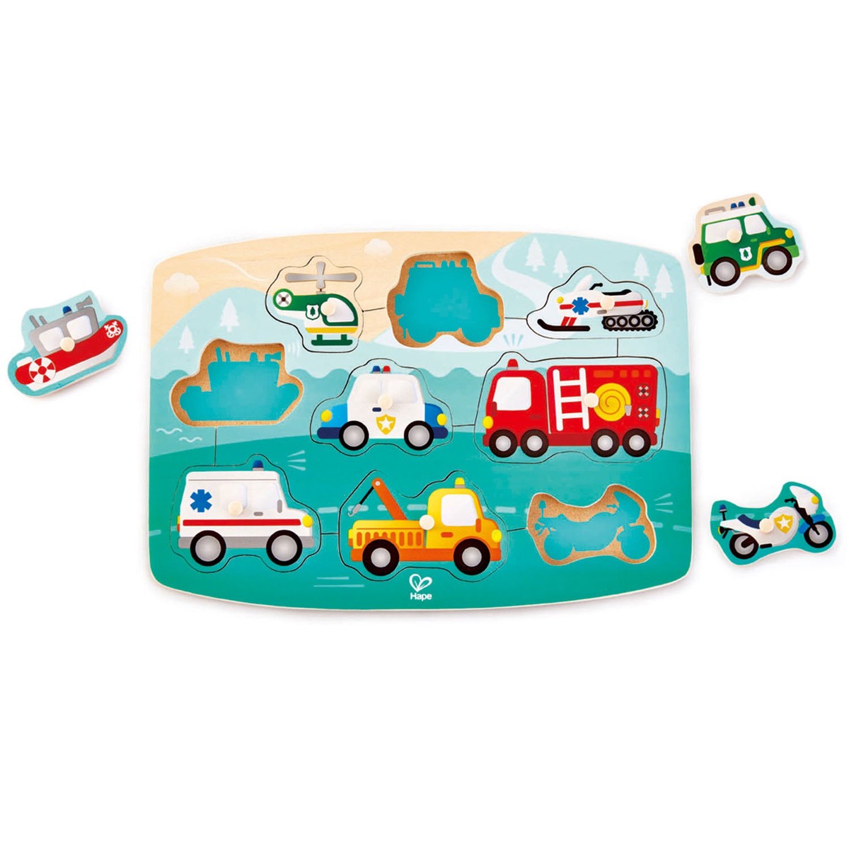 Emergency Peg Puzzle (Hape)