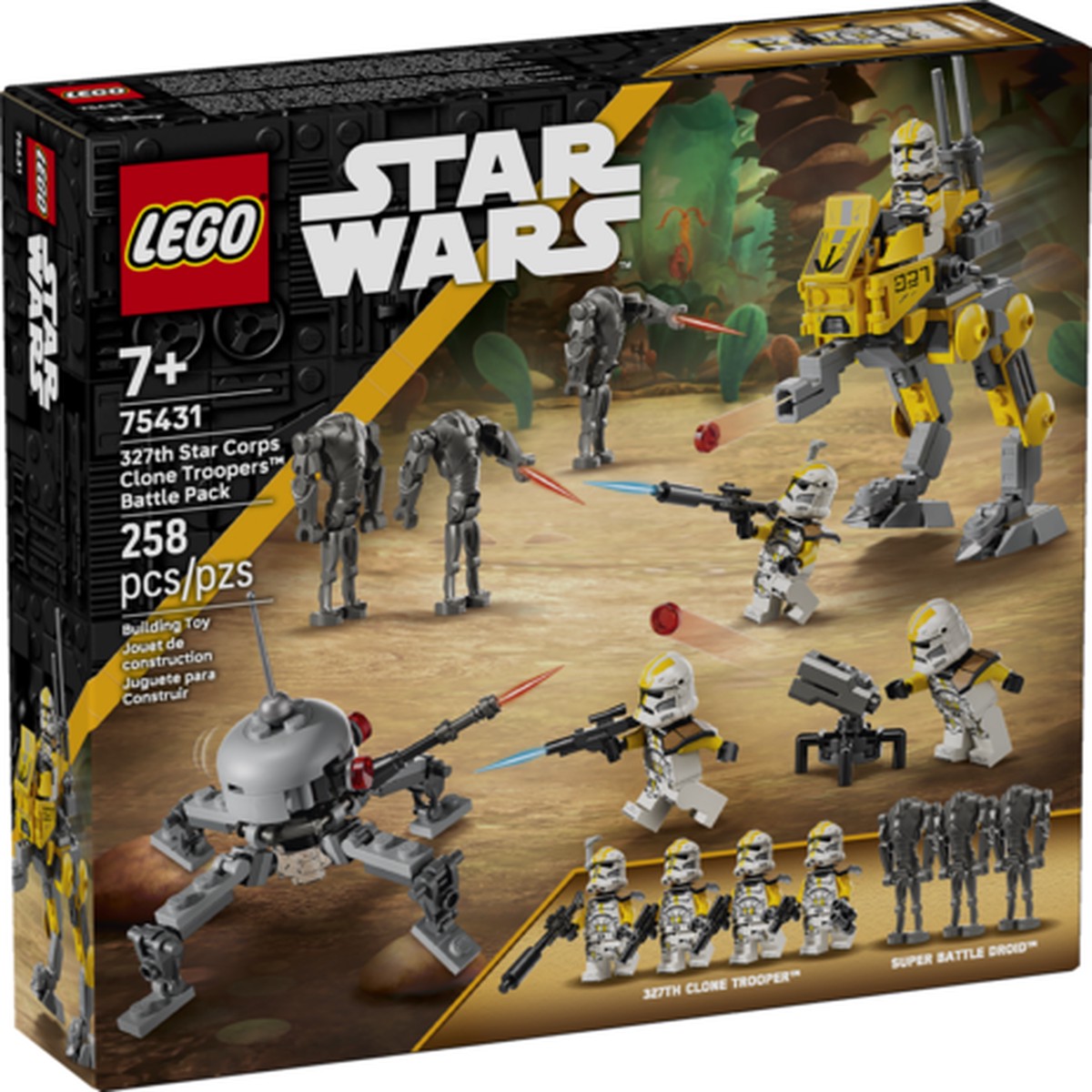 327th Star Corps Clone Troopers Battle Pack (75431)