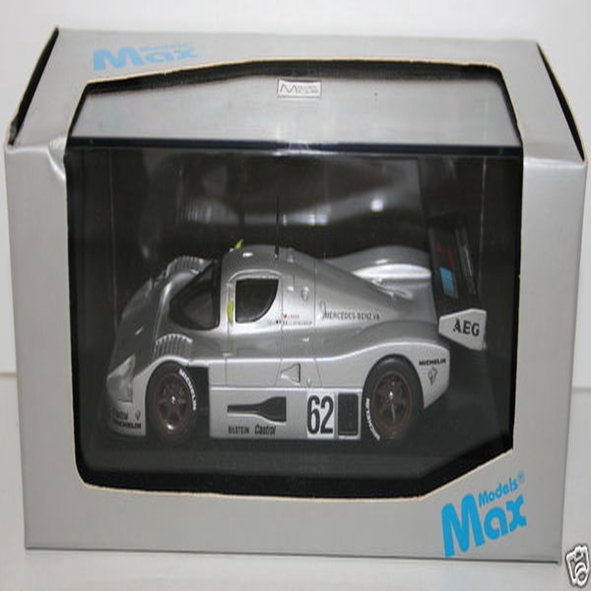 MAX MODELS 1/43 1003 - SAUBER MERCEDES C9 1000km #62 WORLD CHAMP 1989